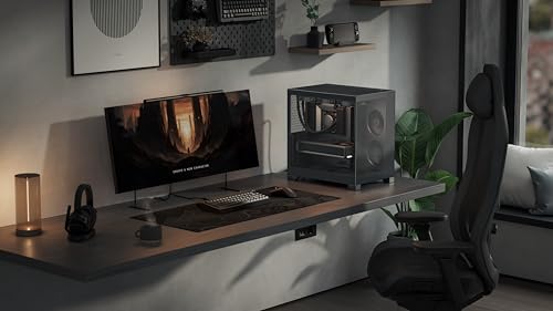 Image of Fractal Design Pop 2 Vision Black Panoramic Glass PC Gaming Case - Dual-Chamber Layout - Four Reverse Fans Included - Reverse Connector & ATX /E-ATX /mATX /ITX