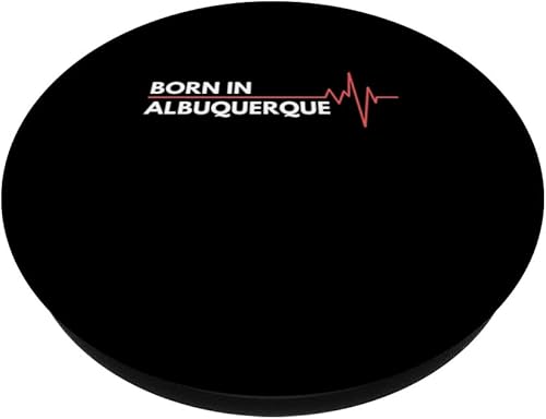 Miniatura 2 de Made In Albuquerque New Mexico City Of Birth Birthplace PopSockets Swappable PopGrip