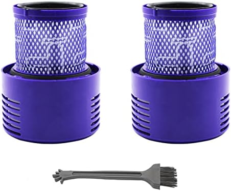 KENSHIRE 2 pack Vacuum V10 filters compatible for Dyson V10 Hepa filter cyclone Animal motor head SV12 Part # 969082-01, parts replacement for Dyson filter accessories