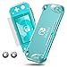 Produktbild Lammcou Schutz Hülle Set für Nintendo Switch Lite 2019, Switch Lite TPU Case & 9H Panzerglas Display Schutzfolie & Cat Claw Design Joystick Kappen Thumb Grip Kappen für Nintendo Switch Lite Case Kit
