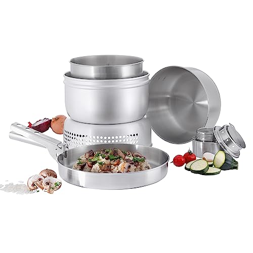 Set casseroles avec brûleur Tatonka Multi Set pour le camping