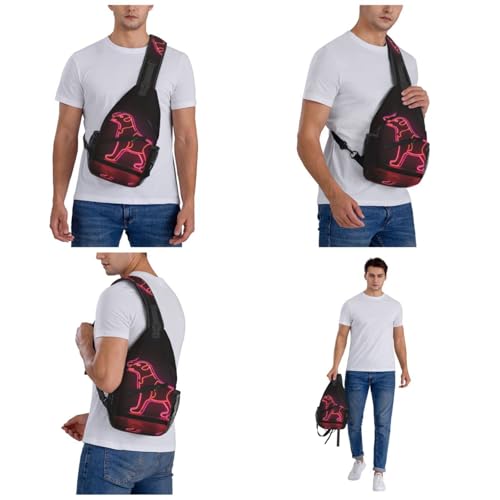 Sling Bag para Hombre y Mujer Bolsa de Pecho miniatura 6