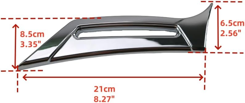 Motorcycle Chrome Fairing Intake Scoops Audio Comfort Fit for Honda Goldwing GL1800 2012-2017