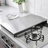 awliye ガスコンロカバー コンロ カバー ステンレス製 3口用 31x54cm コンロ 作業台 2口 ihコンロ 台 2口用 ネコ対策 コンロ上が収納 お手入れが簡単 省スペース 調理器専用台 猫 対策 キッチン用品