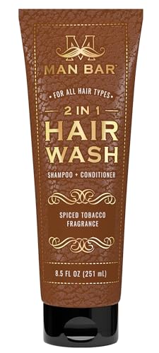 San Francisco Soap Company Man Bar 2 IN 1 Hair Wash SPICED TOBACCO - Where Lather meets Luxury