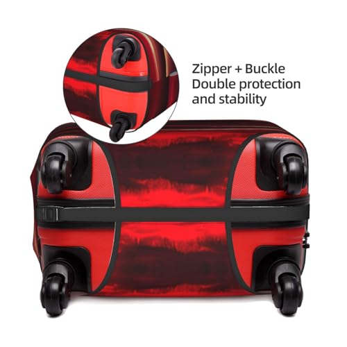 Red Sky At Night Starry Print Personalized Travel Luggage Cover With Zipper, Elastic Luggage Cover,For Daily Use4