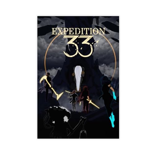 MIERRIOFSUCV Clair Obscur Expedition 33 (1) Canvas Poster Bedroom Decor Landscape Office Room Decor Gift Unframe-style-712x18inch(30x45cm)