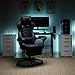 RESPAWN 110 Ergonomic Gaming Chair with Footrest Recliner - Racing Style High Back PC Computer Desk Office Chair - 360 Swivel, Adjustable Lumbar Support, Headrest Pillow, Padded Armrests - 2019 Grey