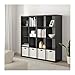 Ikea ' New KALLAX Shelf Unit, Black-Brown (Black, 57 7/8x57 7/8 