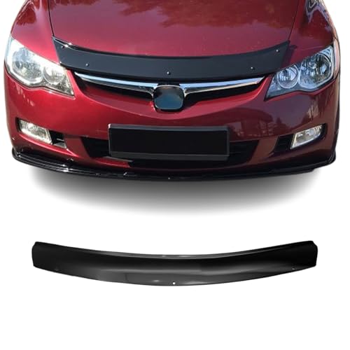 OMAC Front Bug Shield Hood Deflector Guard for Honda Civic 2006-2011 Sedan Smoke