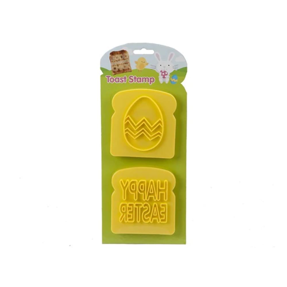 PMS HAPPY EASTER/EGG TOAST STAMP BLISTER CARD-YELLOW STAMPS
