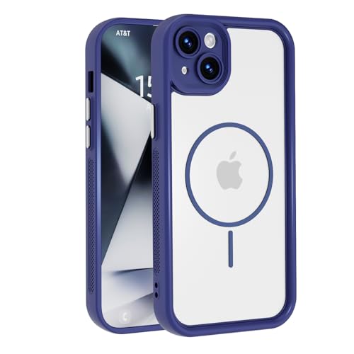 PanXCase Cover per iPhone 14 Plus - Custodia Opaca Traslucida