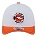 New Era Men's White/Orange Denver Broncos Patch 39THIRTY A-Frame M-Crown Perforated Flex Hat