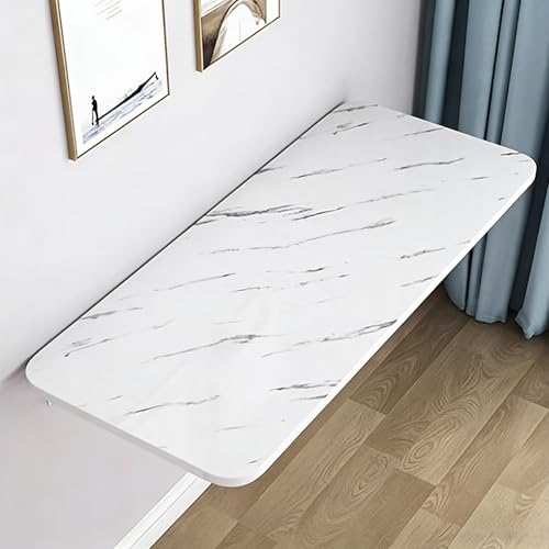 Table murale pliante blanche pour résoudre le manque d'espace - 2