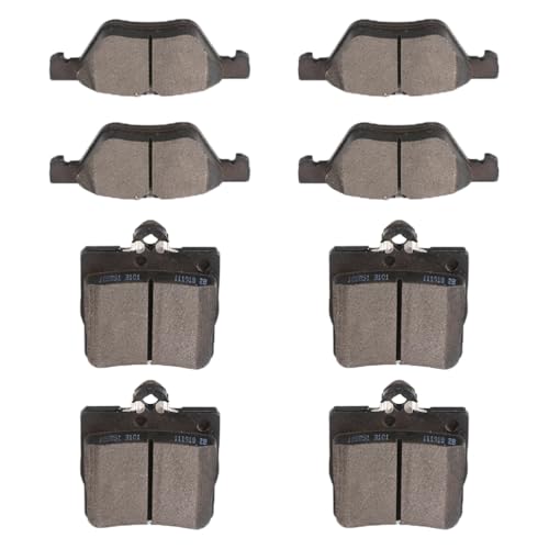 Image of SCITOO D853 D779 8PCS Front and Rear Semi-Metal Brake Pad Sets | Fit 2004-2008 For Chrysler For For Crossfire 3.2L,2002-2004 For Mercedes-Benz For For SLK320 3.2L