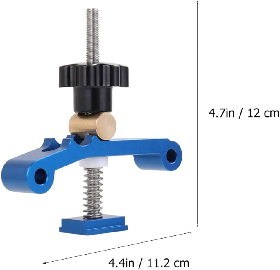 ULTECHNOVO 2pcs Strap Clamps for Woodworking T-track Hold down Clamp for T-track Diy Woodworking Tool for