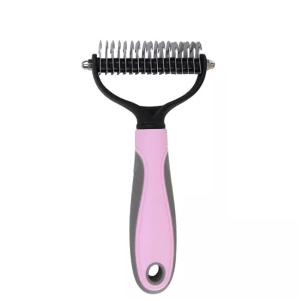 Pet Knotter Dog Grooming Hair Removal Pet Tools Hair Removal Comb Brush Double Sided Pet Supplies Comb(D)