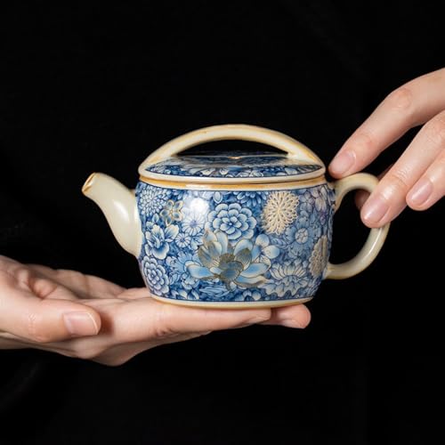 Tetera de cerámica con filtro 140ML para té Kung Fu miniatura 5