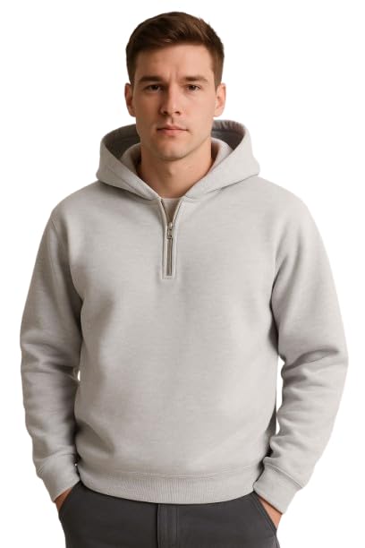 o3e Men's Polycotton Hoodie | Stylish Sweatshirt for Gym, Running, Travel & Winter Wear | Warm & Comfortable Hoodie-picture-39