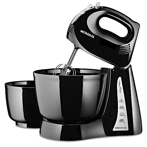Batedeira Premium, Mondial, Preto/Inox, 500W, 110V - B-04 NP
