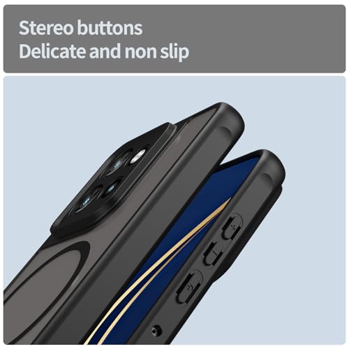 Image of Compatible with Motorola ThinkPhone 25 Case Cover,Compatible with MagSafe,Anti-Fall,Compatible with Motorola Edge 60 Neo XT2509-1 Cell Protective Phone Case Black
