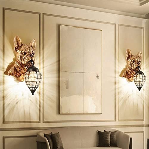 Aplachizadores de pared iluminación resina para cama de matrimonio 4