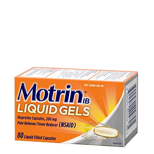 Motrin 300450409805 Ib Liquid Gels, Ibuprofen 200 Mg, Pain Reliever & Fever Reducer Minor Arthritis Pain thumb #18