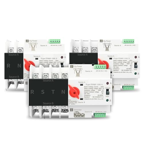 Commutateur transfert automatique ATS sans interruption 4P 125A