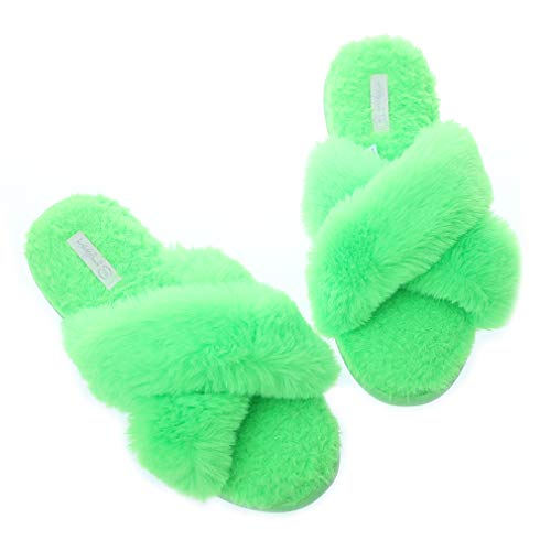 Millffy womens slippers cross band Mrs slip on flip flop slippers open toe house slippers for summer2