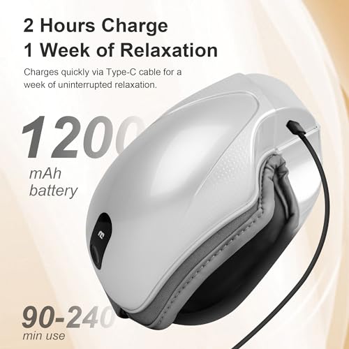BOKOR Eye Massager with Heat and Compress, FSA/HSA Eligible Heated Mask Massager for Migraine, Eye Care Device for Deep Relax, Improve Sleep Quality, Ideal Gift for Birthday - Image 6