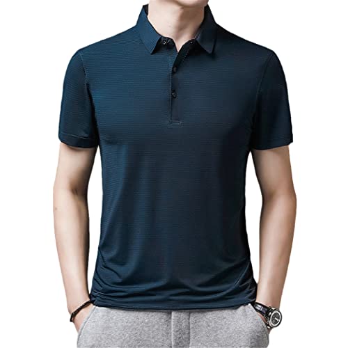 Polo pour homme noir foncé pour éviter la chaleur avec style cet été