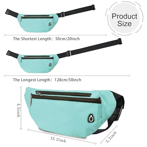 Image of Fanny Pack for Women Men,Crossbody Fanny Pack Water Resistant Sports Waist Bag Pack, Belt Bag for Travel Hiking Running