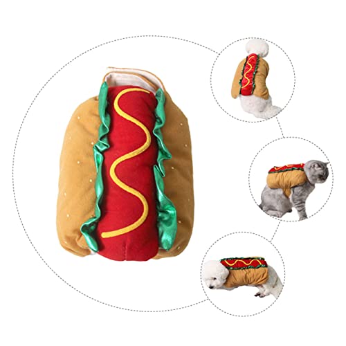 Disfraz cálido para perros y gatos diseño hamburguesa XXL miniatura 5