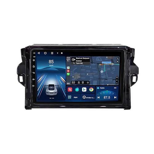 Per Toyota Fortuner 2015-2020 Autoradio Android 12 9 Pollici IPS Touchscreen Incorporato Senza Fili Carplay Auto Supporto DSP Bluetooth 5.0 RDS DAB HiFi MirrorLink SWC Telecamera PosterioreM5