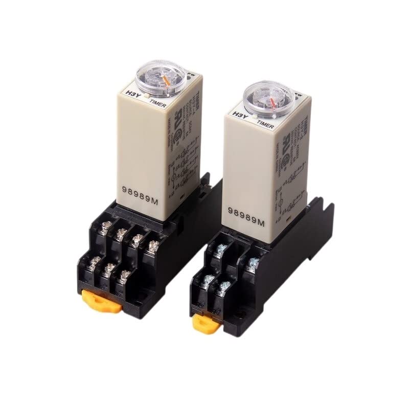 Power on Delay Time Relay H3Y-4 H3Y-2 Small 14-pin 8-pin DC12V24vAC220v Timer Switch 1S 3S 5S 30S 60S 5M 10M 30M 60M(10pcs-DC12,H3Y-4 5M)
