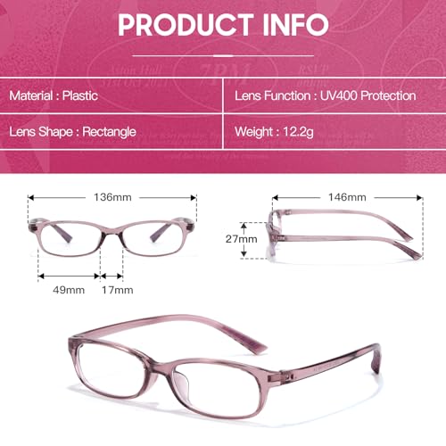 Image of DreamCalf Trendy Fake Glasses Small Rectangle Y2K Eyewear with Anti Blue Light for Women's Cosplay and Daily Style