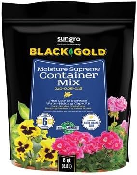 Black Gold Moisture Supreme Container Mix with Resilience - 8qt