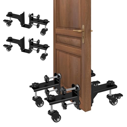 2025 Upgrade Saker Door Panel Installation Kit, Heavy-Duty Door Installation Dolly, 2PCS Door...