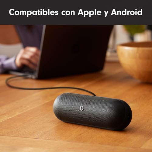 Miniatura 6 de Beats Pill - Altavoz Bluetooth inalámbrico y Cargador portátil Mediante USB-C, hasta 24 Horas de autonomía, Resistencia al Agua IP67, Compatible con Apple y Android, micrófono Integrado – Negro Mate