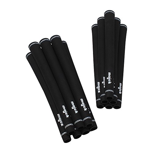 13 Piece Senior Men's Majek Jumbo Oversize Tour Pro Velvet Golf Grips +1/8" Thicker Than Standard Perfect For Large Hands Or Arthritic Fingers #TOP1