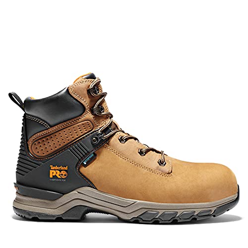 Timberland PRO Timberland PRO Men's Hypercharge 6 Inch Composite Safety Toe Waterproof 6 NT WP, Brown, 10.5