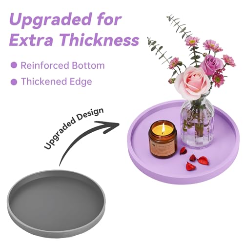 Plateau de salle de bain en silicone violet NiHome flexible - 5
