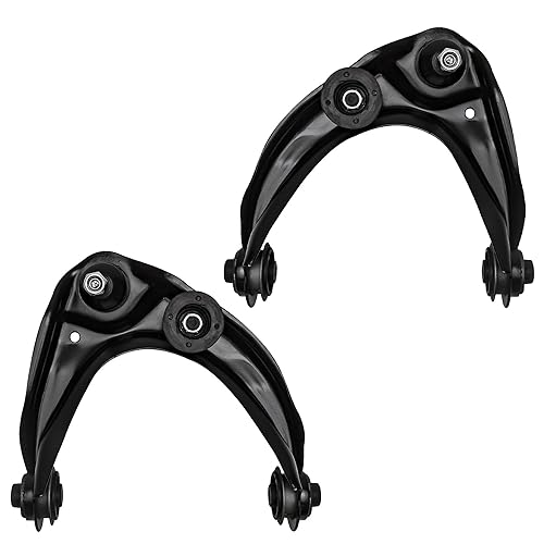 Image of Detroit Axle - 8pc Front End Control Arms Kit for 03-08 Mazda 6, Upper Lower Control Arms w /Ball Joints 2 Outer Tie Rod Ends 2003 2004 2005 2006 2007 2008 Replacement