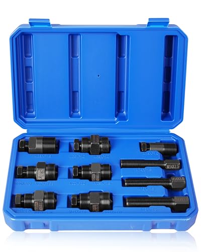 DAYUAN 10tlg Polradabzieher Polrad Abzieher Satz Set für Roller Motorrad Scooter kompatibel mit Yamaha, Kawasaki, Honda, Suzuki