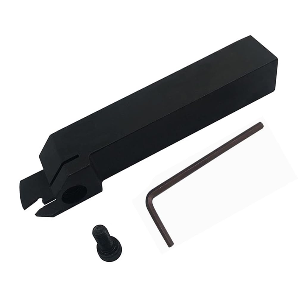 CNC External Groove Lathe Tool Holder ZQ2020R-03+10Pcs SP300 Hard Alloy Blade