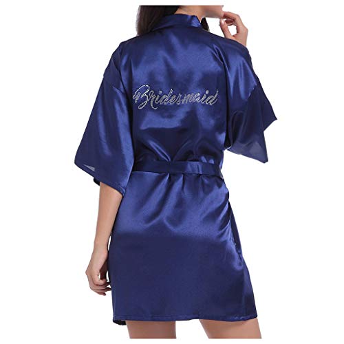 Nightgown, letter ladies hot diamond cardigan pajamas bride, bridesmaid presents mother sisters in bride robe