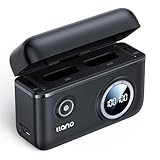 llano NP-BX1 バッテリー 充電器 PD18W 高速充電(バッテリー2個まで同時充電可能/LED数字表示/SDカード収納付き/USB-C 充電ポート) For Sony ZV-1/RX100V/RX100V/RX100VI/RX1RII/RX100IV/DSC-HX99/DSC-WX700などに対応