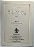 Soldiers Died in the Great War 1914-19