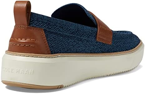 Cole Haan Grandpro Topspin Stitchlite Penny Loafer Ensign Blue/Marine Blue/British Tan/Ivory 10.5 D (M) | Image 4