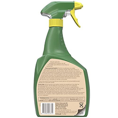 Pokon Tegen Onkruid Spray - Snelle en effectieve onkruidbestrijder - Binnen 1 uur resultaat - 1 liter - Image 4